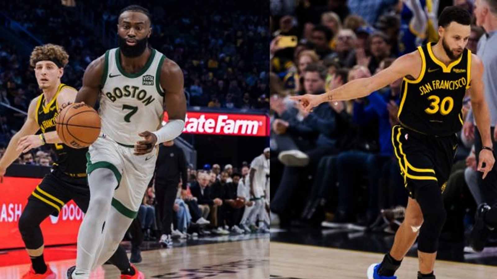 NBA Fans Go Berserk As Stephen Curry Comes Back From the Dead vs Jaylen Brown